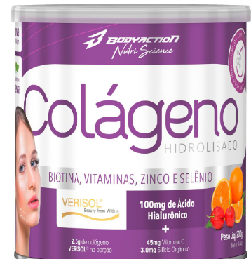 Colágeno BodyAction Laranja com Acerola 200g