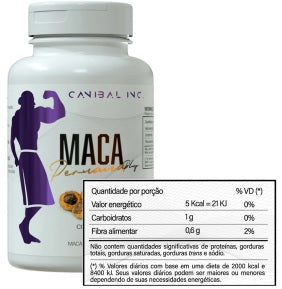 Maca Peruana 60caps Canibal