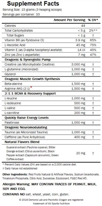 Psichotic Demons Dragon 500g