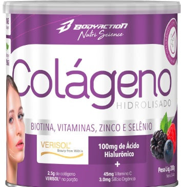 Colágeno BodyAction Frutas Vermelhas 200g