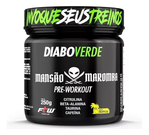 PreWorkout Diabo Verde Mansão Maromba FTW