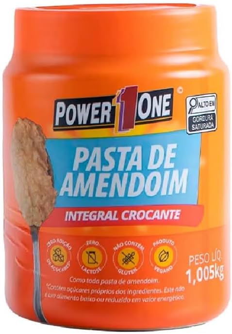 Pasta de Amendoim Crocante Integral Power One 1kg