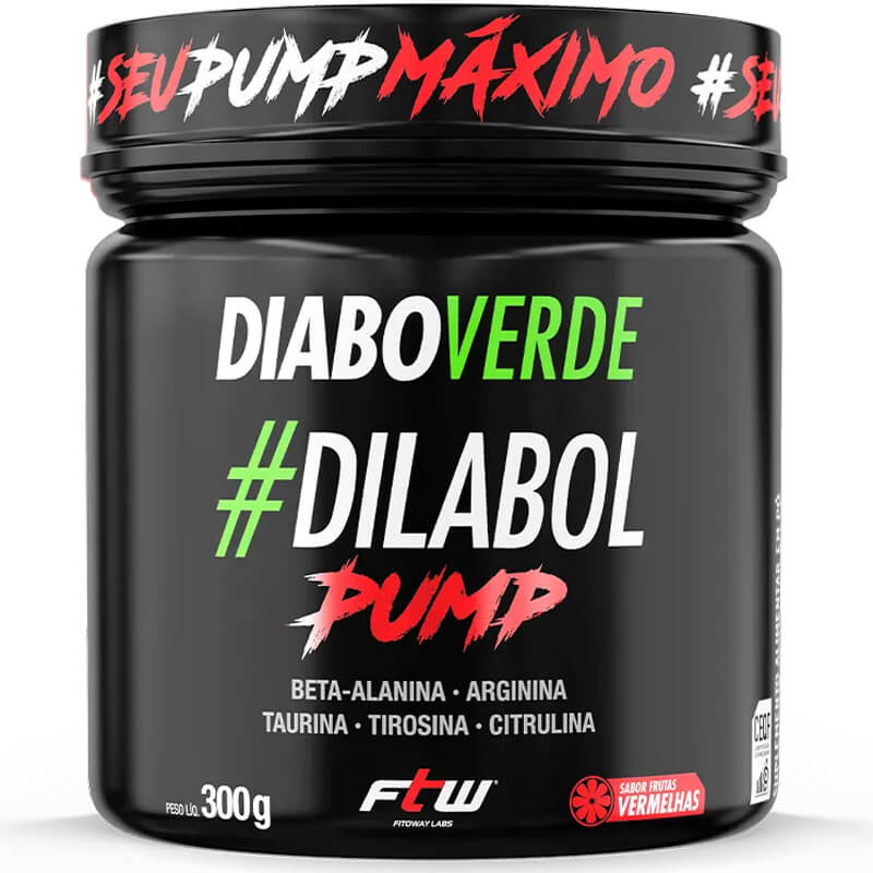 Diabo Verde Dilabol Pump Frutas Vermelhas 300g